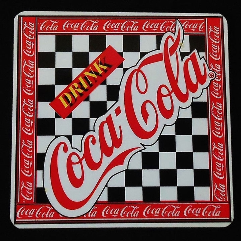 VINTAGE 1950'S THEMED COCA COLA COASTER SET NIB - Picture 6 of 6